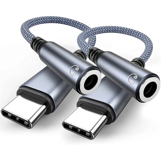 USB Type C to 3.5mm Female Headphone Jack Adapter