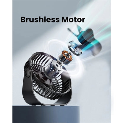 Small USB Desk Fan 1 Speed Portable with Strong Airflow