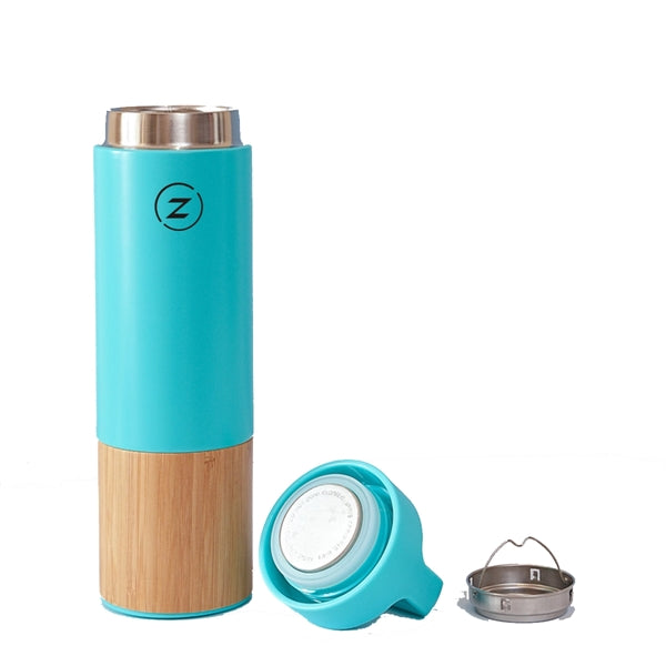 Stainless Steel Bamboo Shell 18Oz Portable Thermos Cup