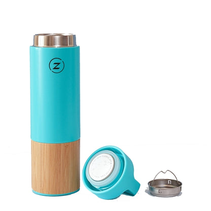 Stainless Steel Bamboo Shell 18Oz Portable Thermos Cup