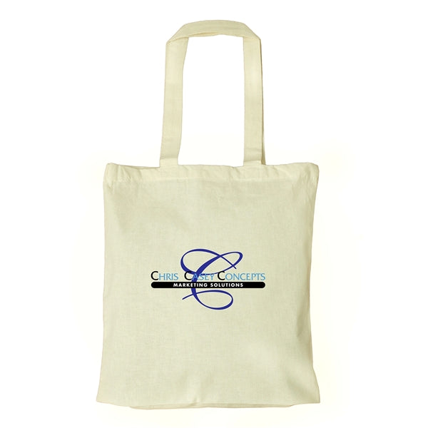 7 Oz. Cotton Canvas Tote Bag with Bottom Gusset (11"X 13")