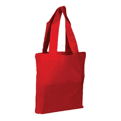 7 Oz. Cotton Canvas Tote Bag with Bottom Gusset (11"X 13")