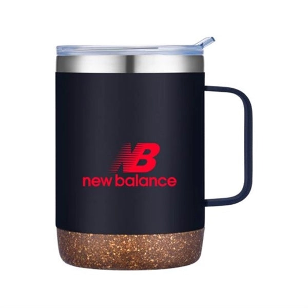 12 oz. Stainless Steel Mug with Cork Bottom