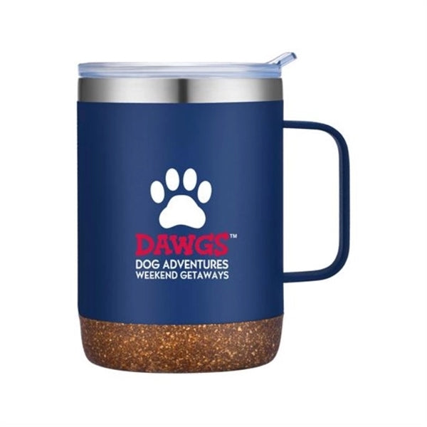12 oz. Stainless Steel Mug with Cork Bottom