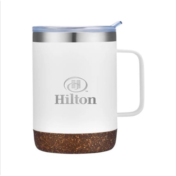 12 oz. Stainless Steel Mug with Cork Bottom