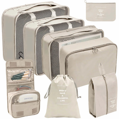 8 Set Luggage Packing Organizers