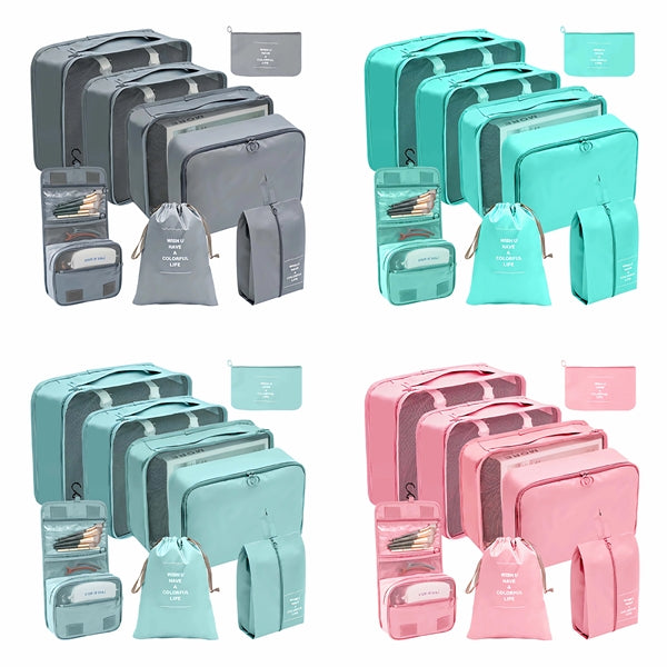 8 Set Luggage Packing Organizers