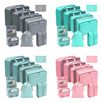 8 Set Luggage Packing Organizers