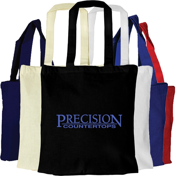 7 Oz. Cotton Canvas Tote Bag with Bottom Gusset (11"X 13")