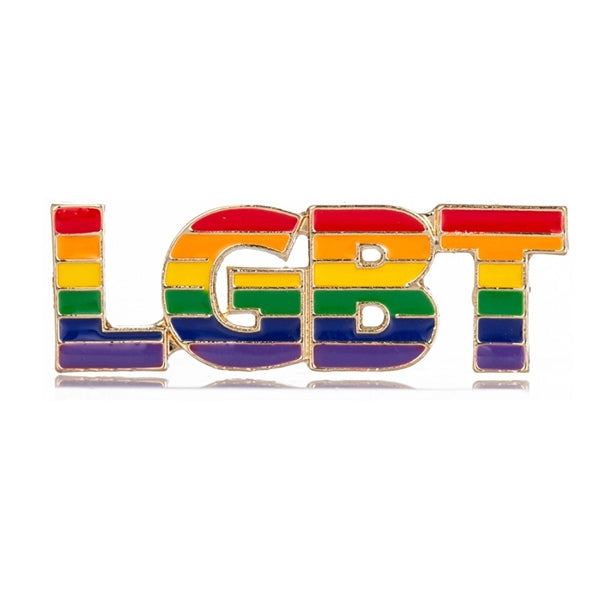 LGBT Rainbow Brooch Lapel Pins Button Badge