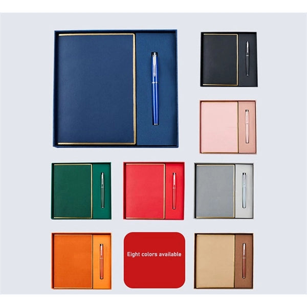 Gift Set Of Business Notebook And Signature Pen