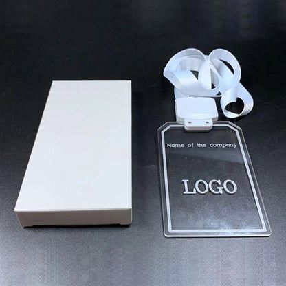 LED Party KTV Work Card with Lanyard Name Tag