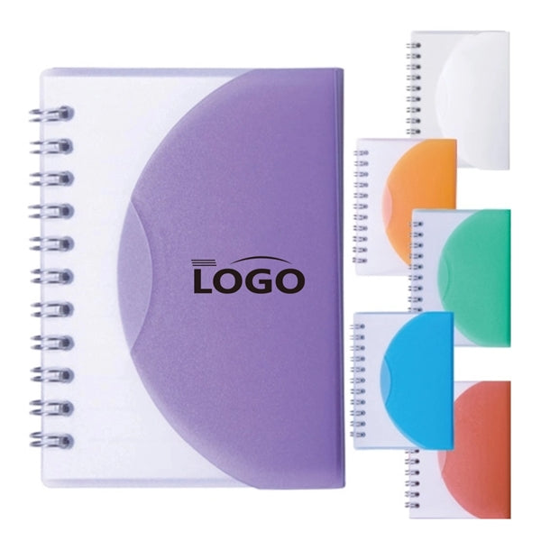 Small Spiral Curve Custom Notebook