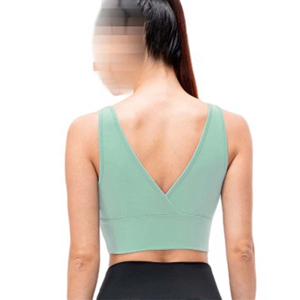 Seamless Workout Outfit Breathable Stretch Yoga Top