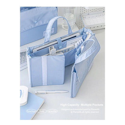 Foldable Stationery Storage Bag File Folder Organizer