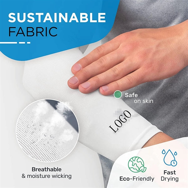 Cooling Icy Arm Sleeve Sports Golf Cover UV Protection