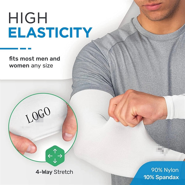 Cooling Icy Arm Sleeve Sports Golf Cover UV Protection