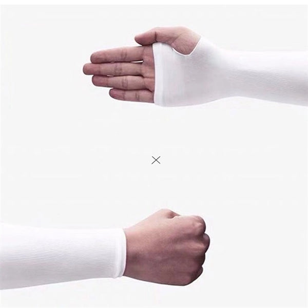 Cooling Icy Arm Sleeve Sports Golf Cover UV Protection