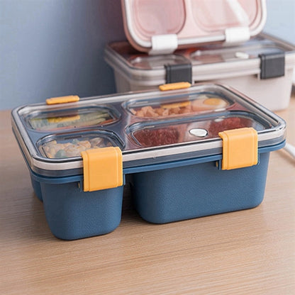850ml/1250ml Divide Lunch Box With Lid
