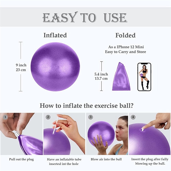 9 Inch Pilates Ball