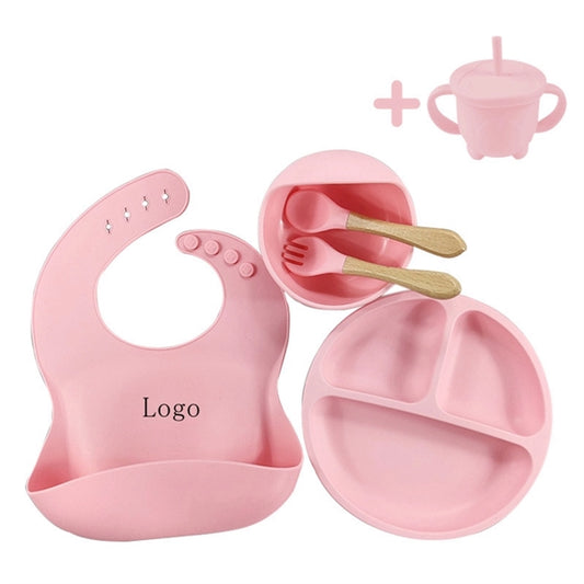 5Pcs Silicone Suction Plate Set for Babies and Toddlers