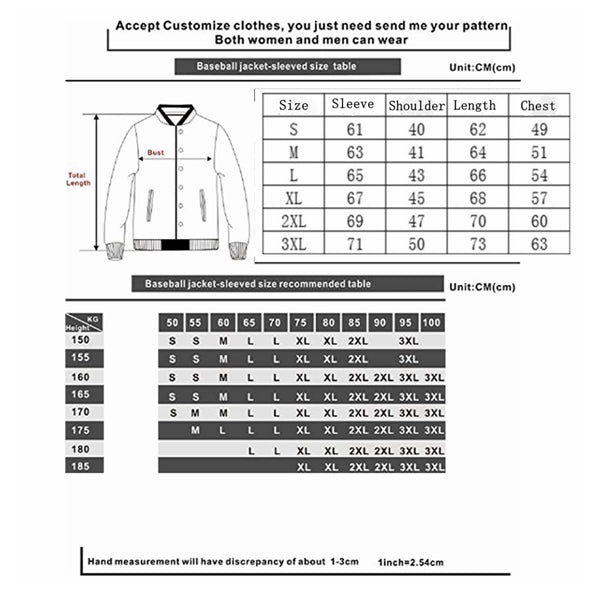 Unisex Baseball Jacket
