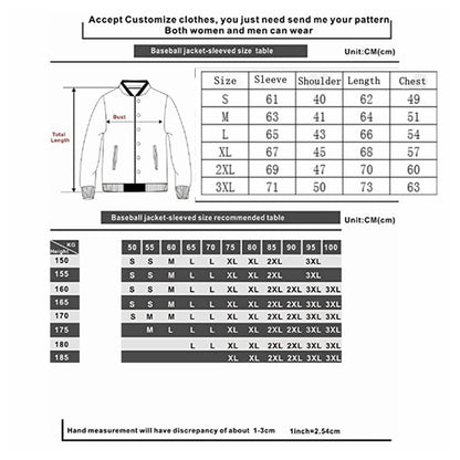 Unisex Baseball Jacket