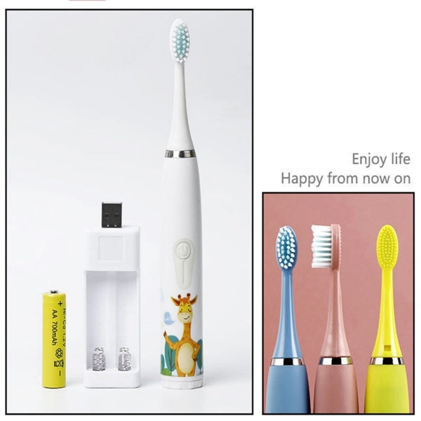 Kids Electric Toothbrush USB Rechargeable