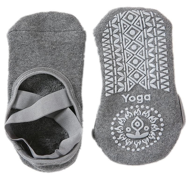 Yoga Socks for Women Non-Slip Grips & Straps