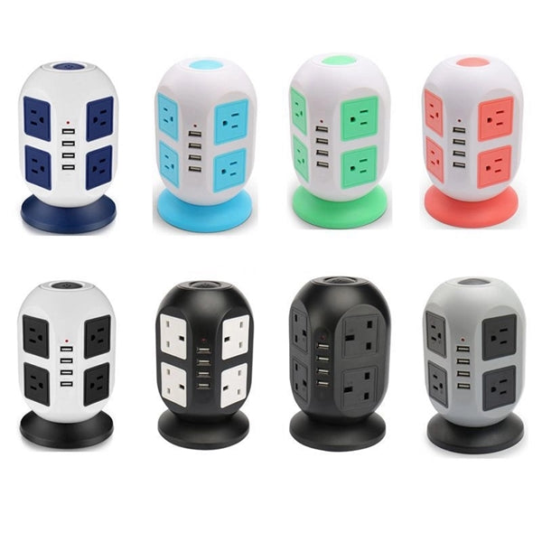 USB Ports Charger Power Tower Station Wall Adapter