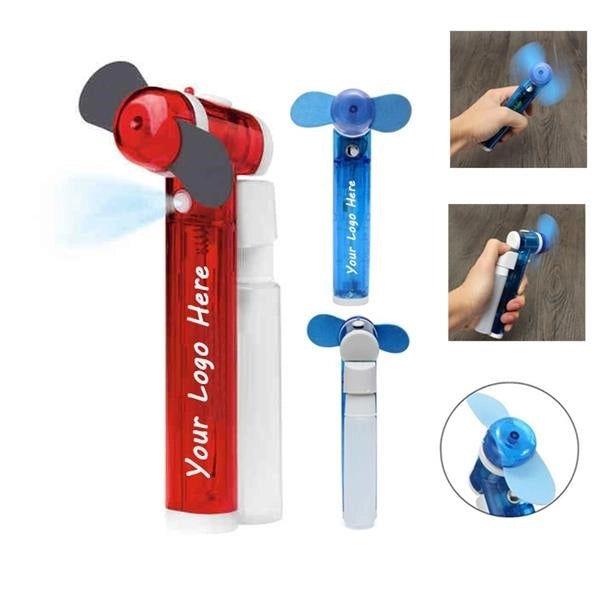 Handheld Misting spray Fan
