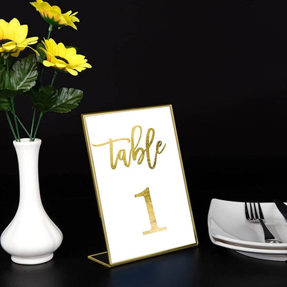 Acrylic Gold Display Stand 8.5"x11"