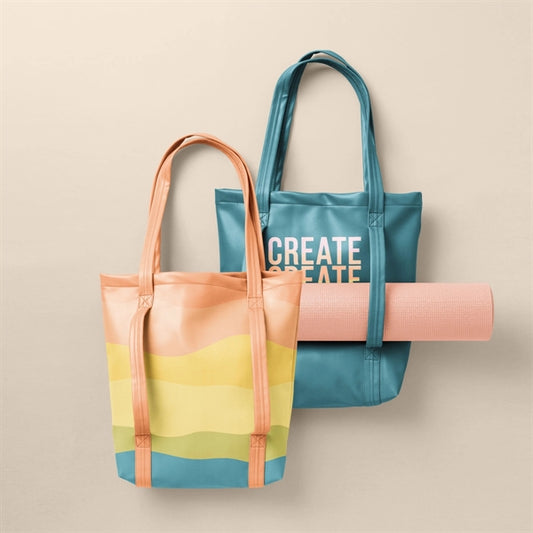 SHAMWOW YOGA TOTE - VEGAN LEATHER