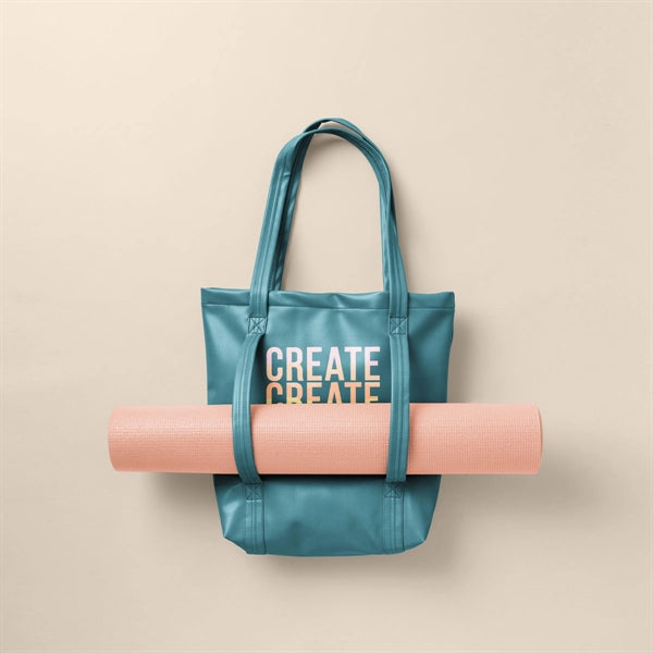 SHAMWOW YOGA TOTE - VEGAN LEATHER