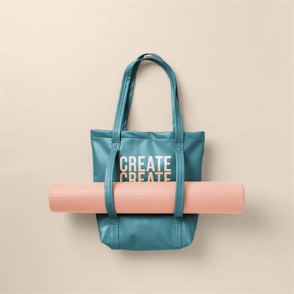 SHAMWOW YOGA TOTE - VEGAN LEATHER