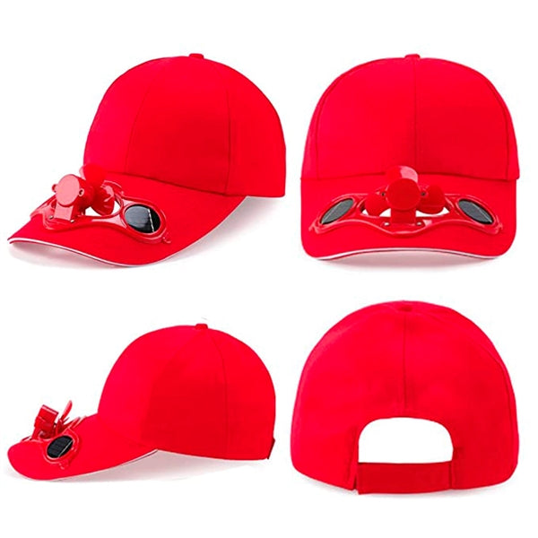 Solar Power Fan Cap
