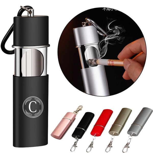 Portable Pocket Ashtray With Keychain