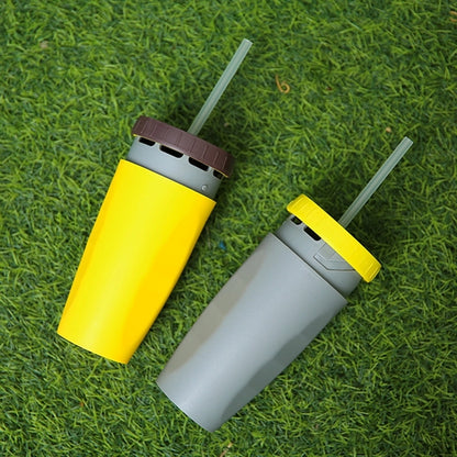 Lidless Mug With Straw