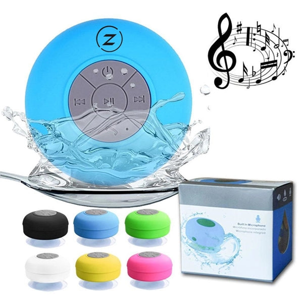 Waterproof Wireless Speaker With Suction Cup Mount