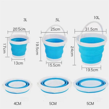 10L Foldable Silicone Bucket