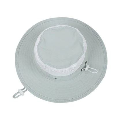 Outdoor Wide Brim Kid Sun Bucket Safari Mesh Hat