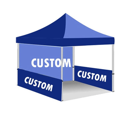 Trade Show Tent With Back Full  And Two Half Walls
