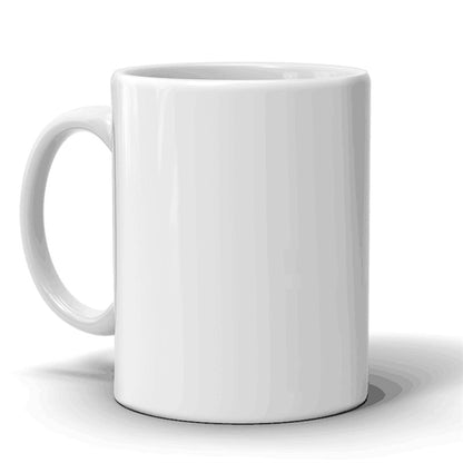11oz White ceramic mug