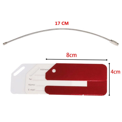 Aluminum Luggage Tag