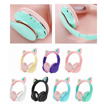 Cute Cat Ears Wireless On-Ear Headphones