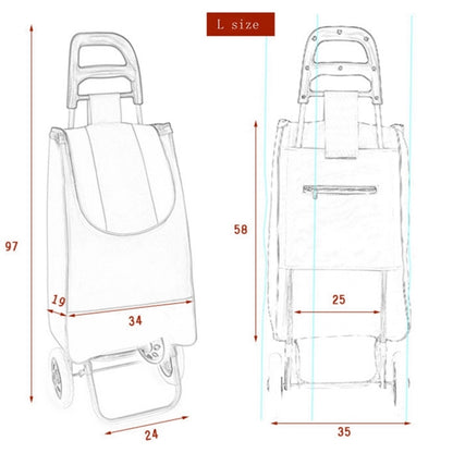 Foldable Shopping Cart for Groceries