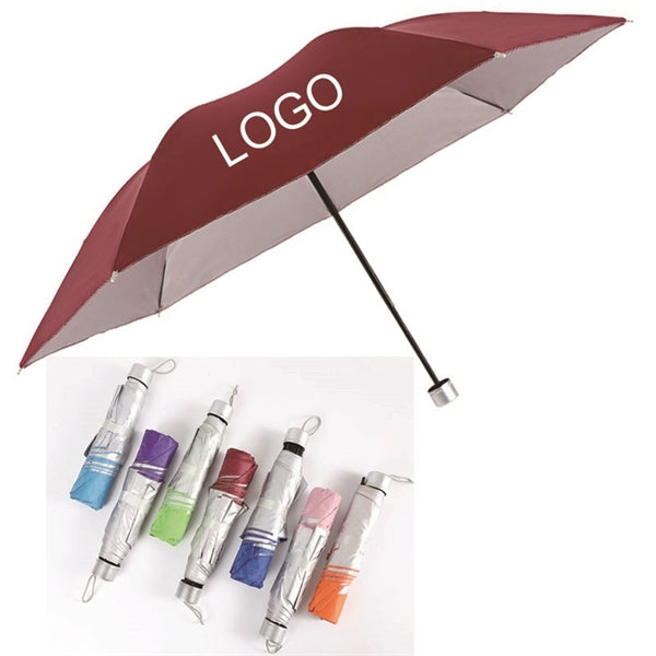 42" Full Color Arc Manual Telescopic Folding Umbrella