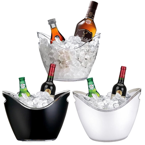 Plastic Oval Ice Buckets For Beer Bottle