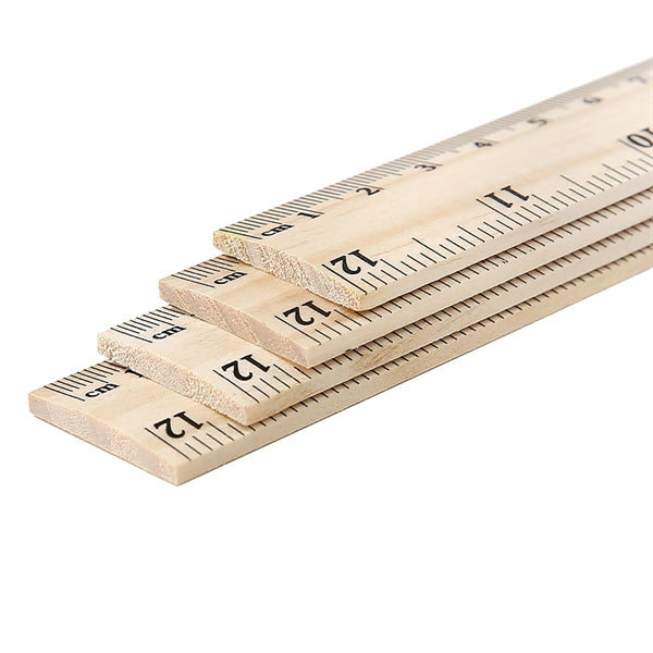 12 Inch Wooden Ruler