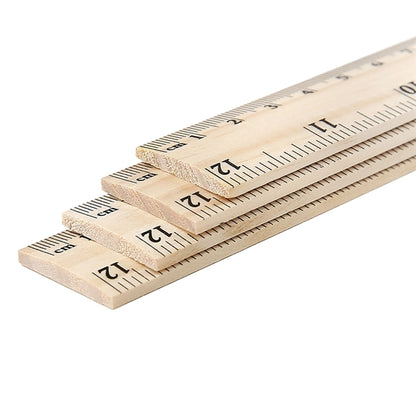12 Inch Wooden Ruler
